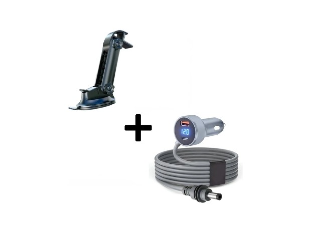 &uu CARGADOR AUTO CAMION 24V + SOPORTE STARLINK MINI XLZJ-2